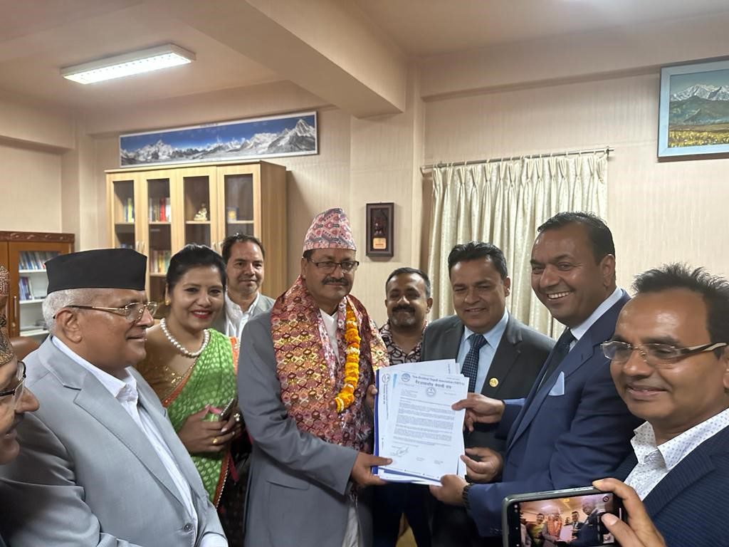 एनआरएनएले ८ बूँदे मागसहित भेट्यो परराष्ट्र मन्त्री साउद