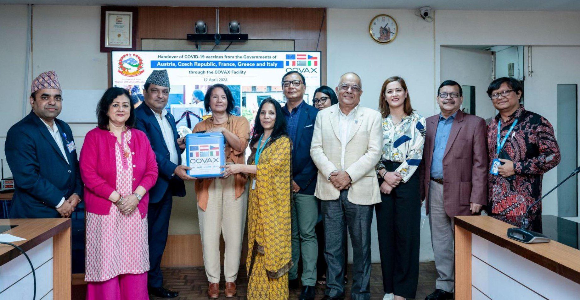 युरोपेली संघले नेपाललाई दियो १५ लाख मात्रा कोरोनाविरूद्धको खोप