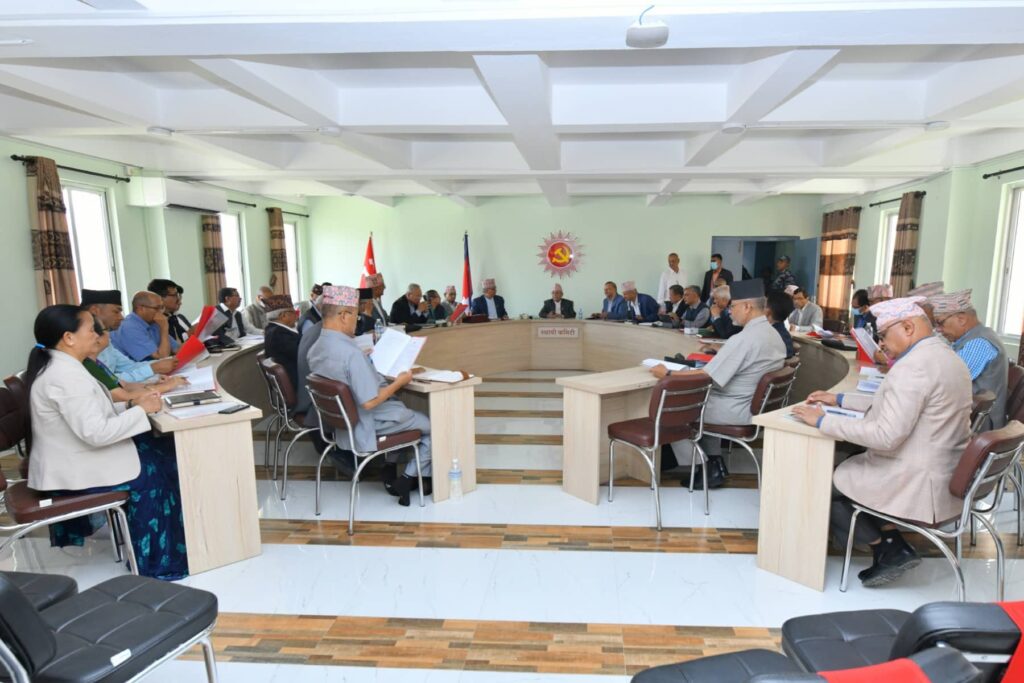 एमाले स्थायी कमिटी बैठक बस्दै, वार्षिक कार्यक्रम तय गर्ने