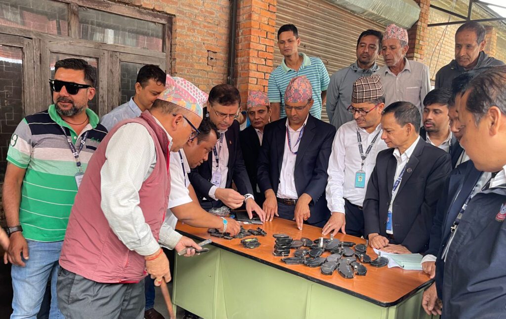 एयरपोर्टबाट बरामद सुन टक्सार महाशाखामा पगालिँदै