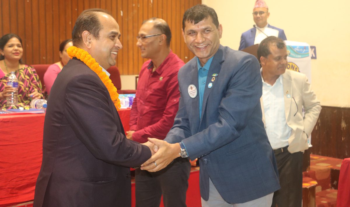 लायन्स ३२५ आइ नेपालका ३ क्लवहरुको पदस्थापन तथा सपथग्रहण सम्पन्न
