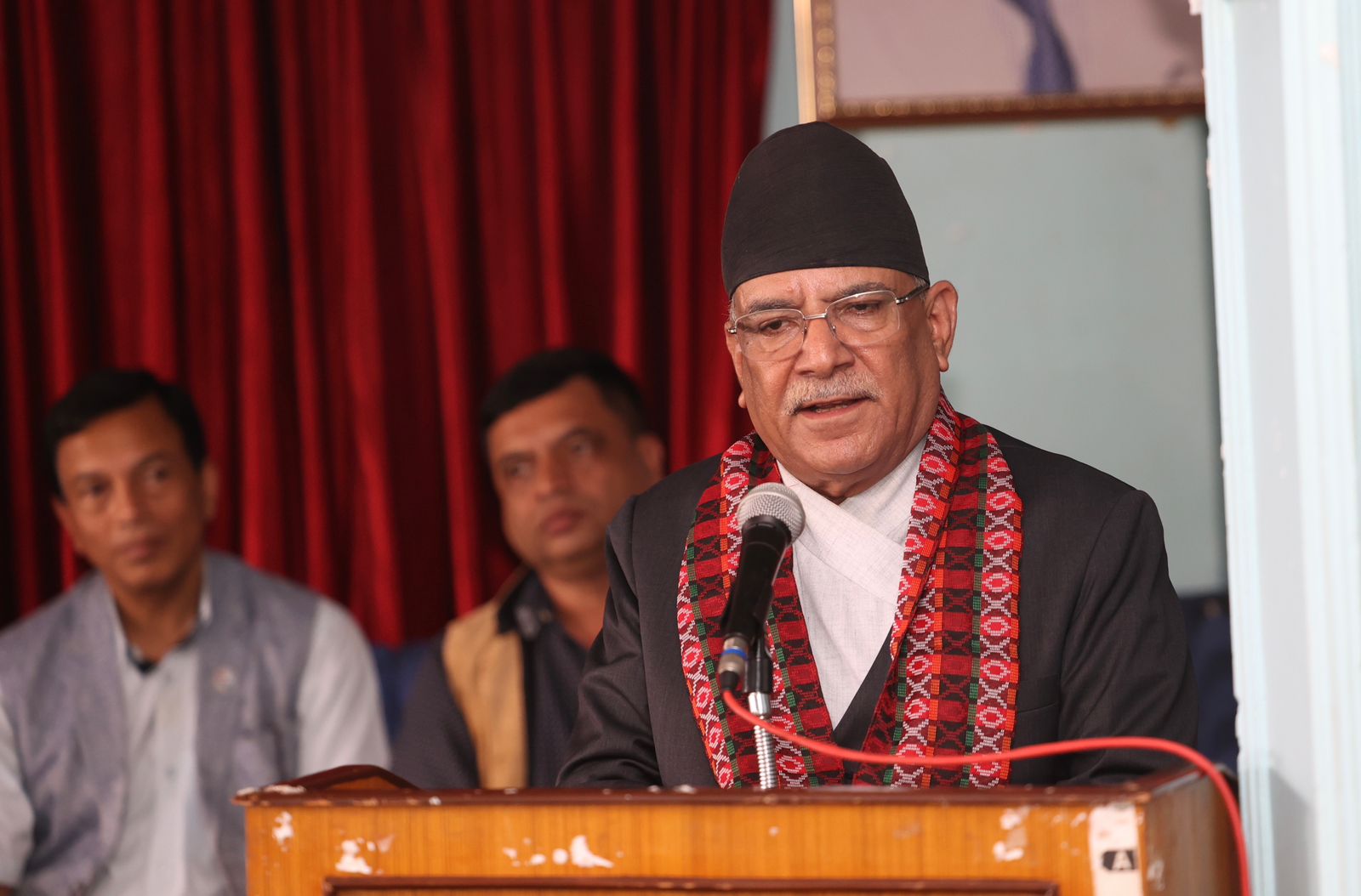 राम्रो काम सहन नसकेर गठबन्धनविरुद्ध भ्रम छर्दै हिडेका छन् : प्रधानमन्त्री दाहाल