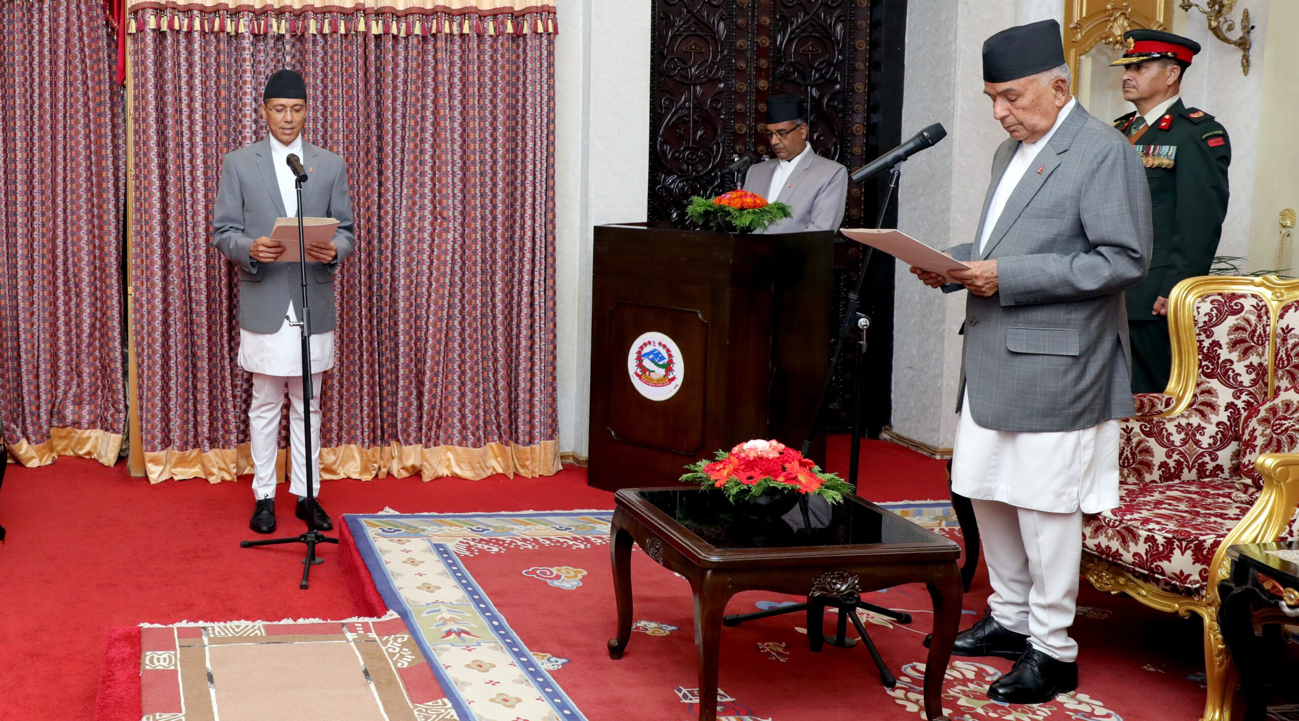 राष्ट्रपति पौडेलले राष्ट्रसंघका स्थायी प्रतिनिधिमा नियुक्त थापालाई दिलाए सपथ