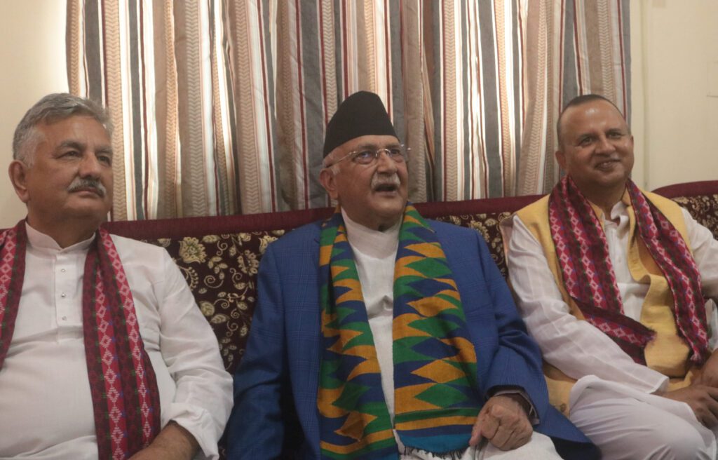 १२ बुँदे व्याख्यात्मक घोषणा झुटको खेस्रो, एमसीसी कार्यान्वयनमा जान्छ : एमाले अध्यक्ष ओली
