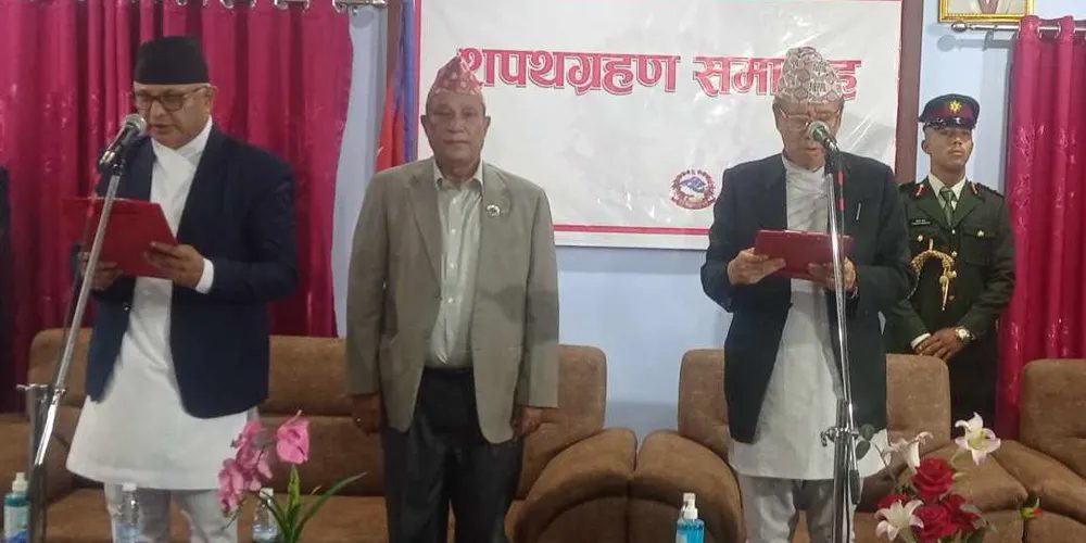 कोशी प्रदेशका मुख्यमन्त्री कार्कीले लिए शपथ