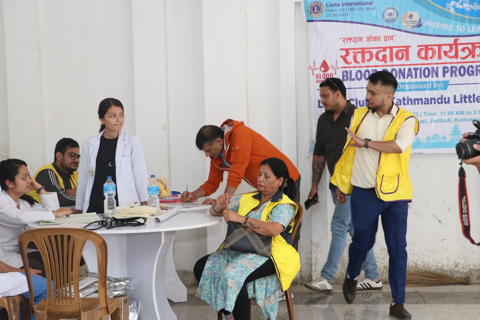 लायन्स क्लव अफ काठमाडौं लिटिल बुद्धको आयोजनामा खुल्ला रक्तदान कार्यक्रम