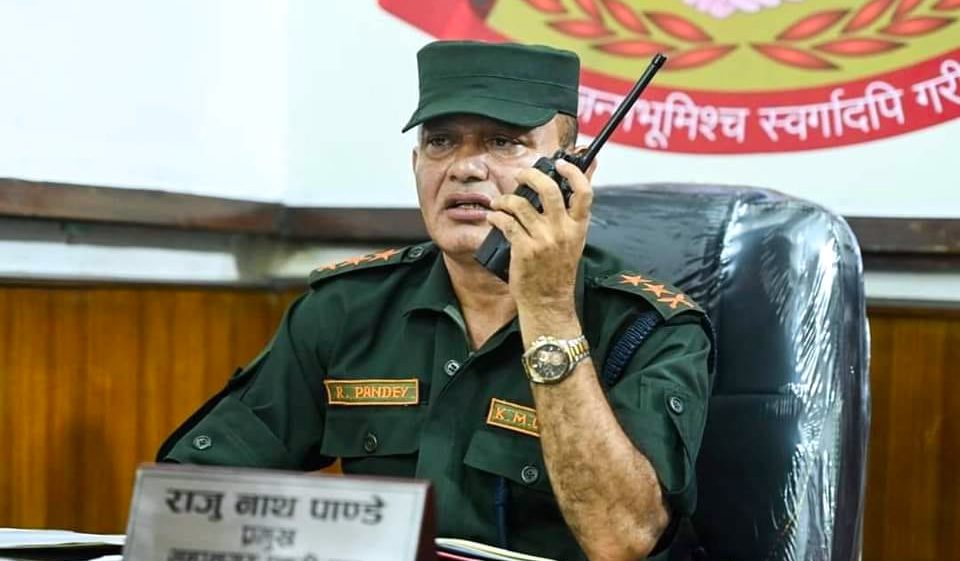 काठमाडौं महानगर प्रहरी प्रमुख पाण्डे वरिष्ठ उपरीक्षकमा बढुवा