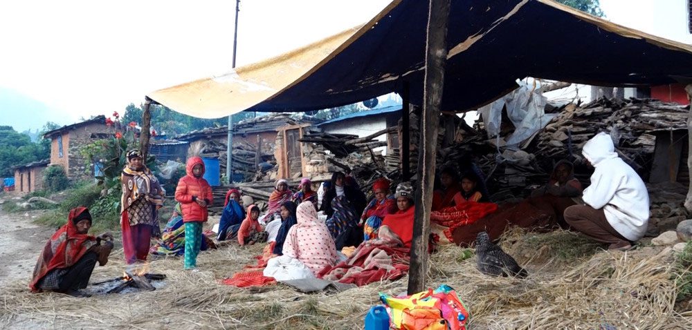 भूकम्प पीडित भन्छन् ‘अहिलेसम्म राहत पाएको छैन’