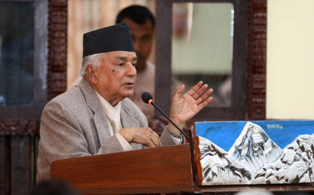छठ पर्वले मौलिक संस्कृतिको संरक्षण, संवर्द्धन रक आपसि सद्भाव बढाउँछ : राष्ट्रपति पौडेल