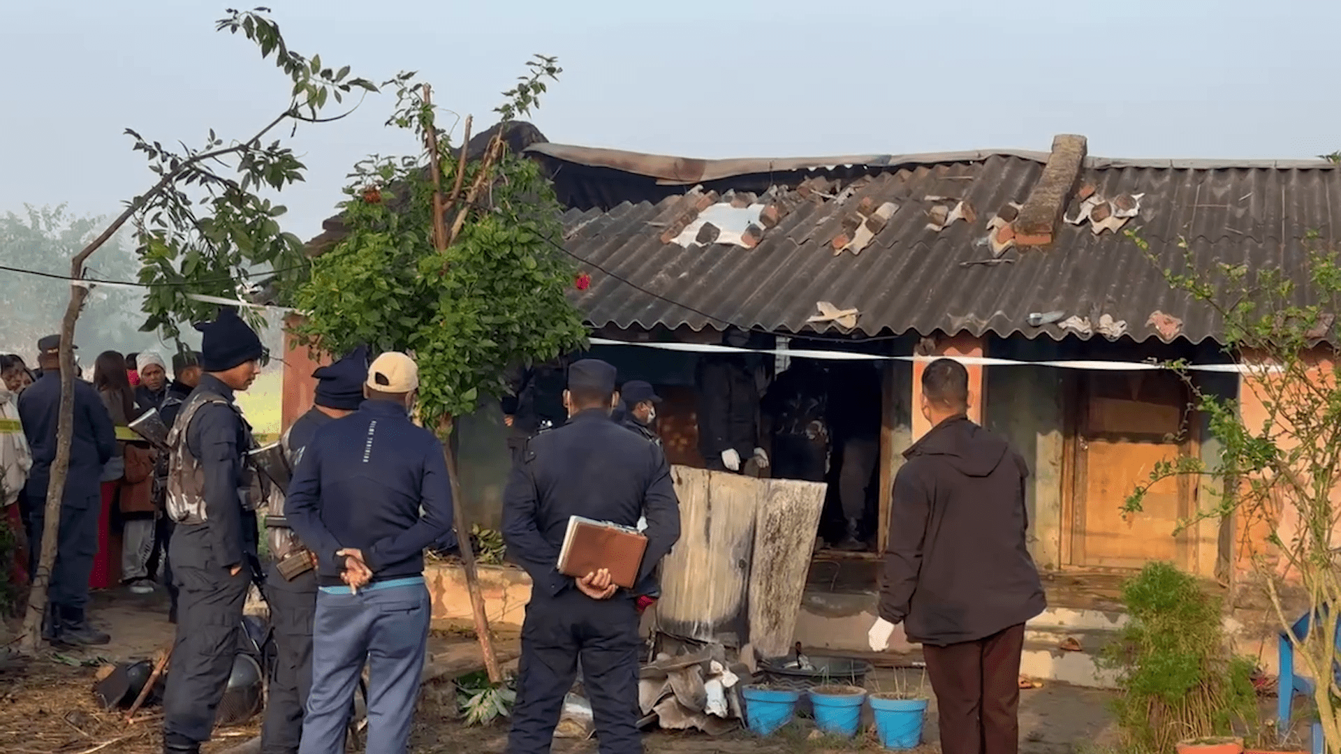 बर्दियामा आगलागीमा परी एकै परिवारका तीन बालबालिकासहित चार जनाको मृत्यु