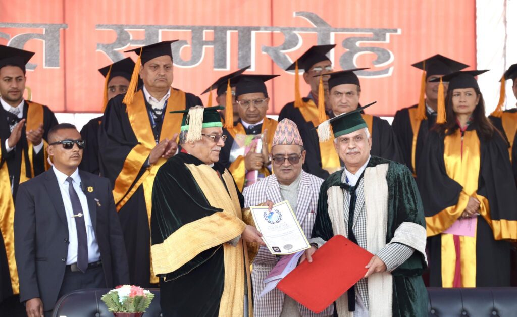 त्रिभुवन विश्वविद्यालयले दीक्षान्त समारोहमा सबैभन्दा धेरै विद्यार्थी सहभागी गराएर बनायो विश्व कीर्तिमान
