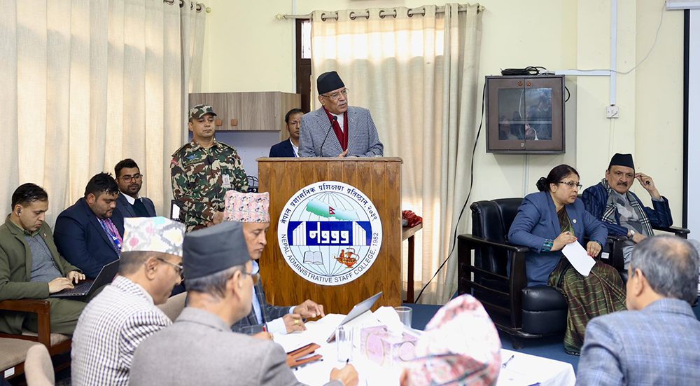 प्रधानमन्त्री प्रचण्डले भने- ‘एक वर्ष पुग्न लाग्दा पनि सोचेजस्तो शासकीय सुधारको काम गर्न सकिएन’