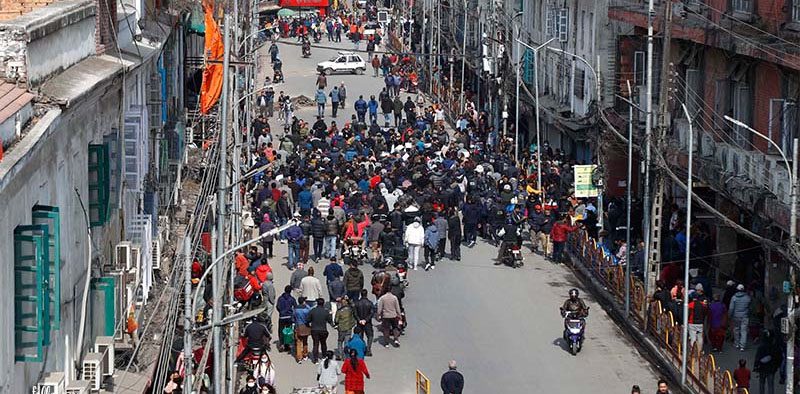 न्यूरोडका व्यवसायी आज पनि आन्दोलनमै