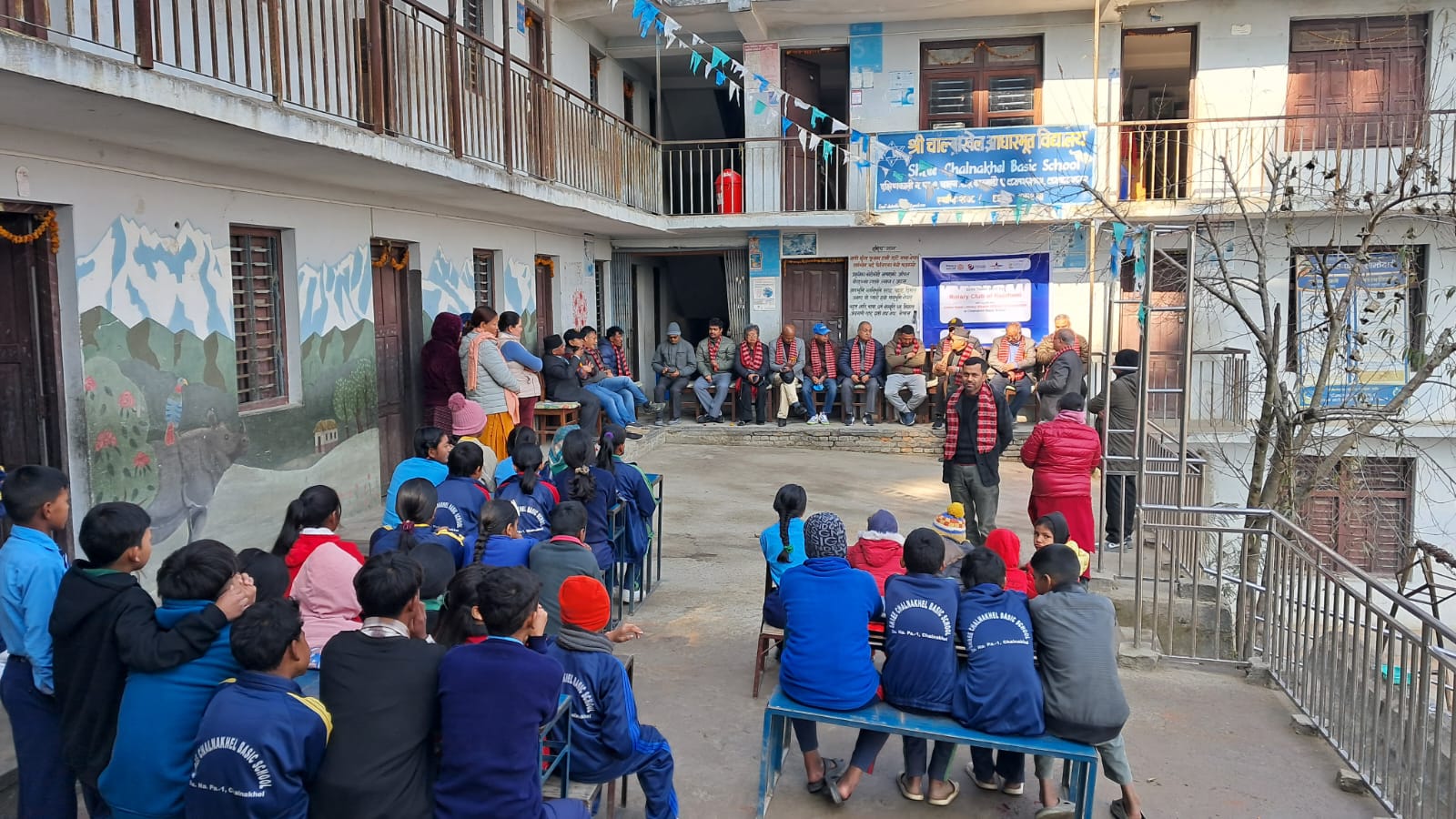 रोटरी क्लब अफ राजधानीले निर्माण ग-यो अपांङ्गमैत्री शौचालय