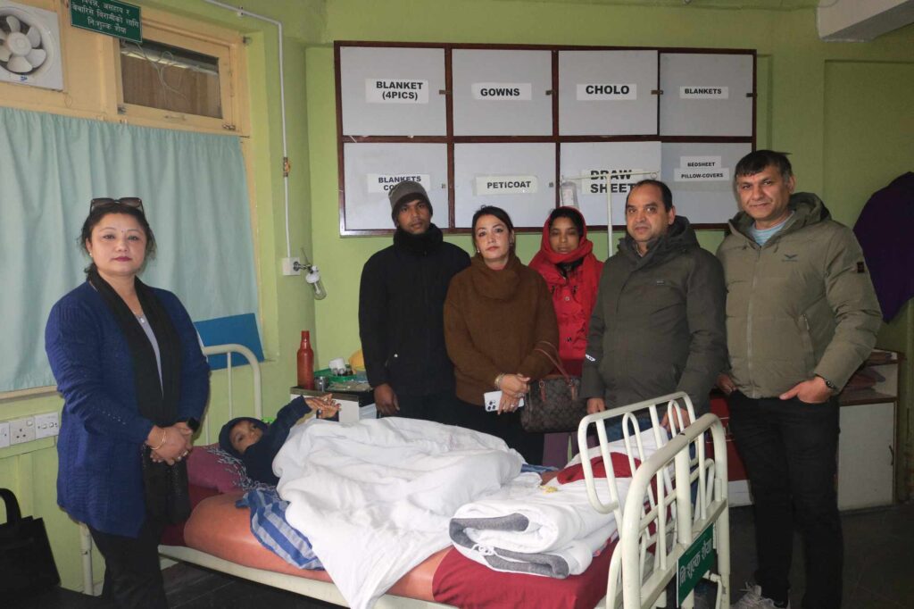 ‘वन्डर उमन’ र रक्तदाता समुहको सहयोगमा गुल्मीका बालकको सफल शल्यक्रिया