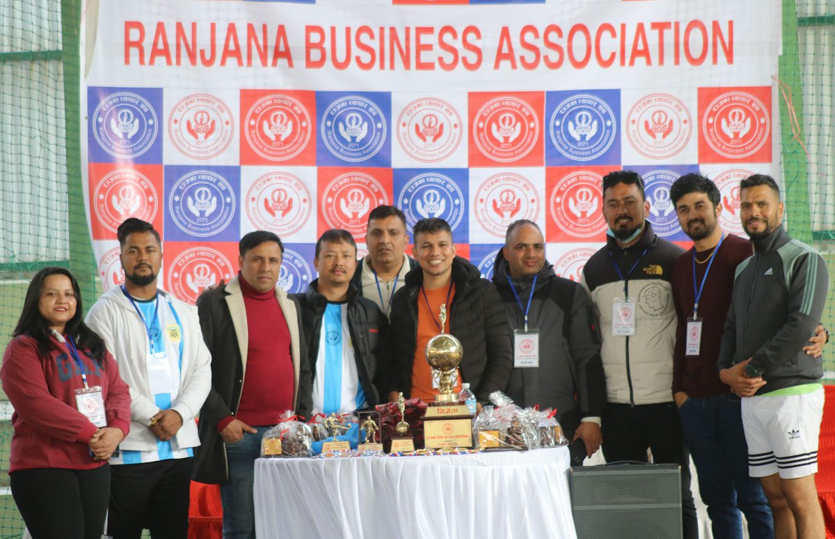 रञ्जना व्यापार संघको आयोजनामा दोस्रो ‘फुटसल टुर्नामेन्ट’ सम्पन्न