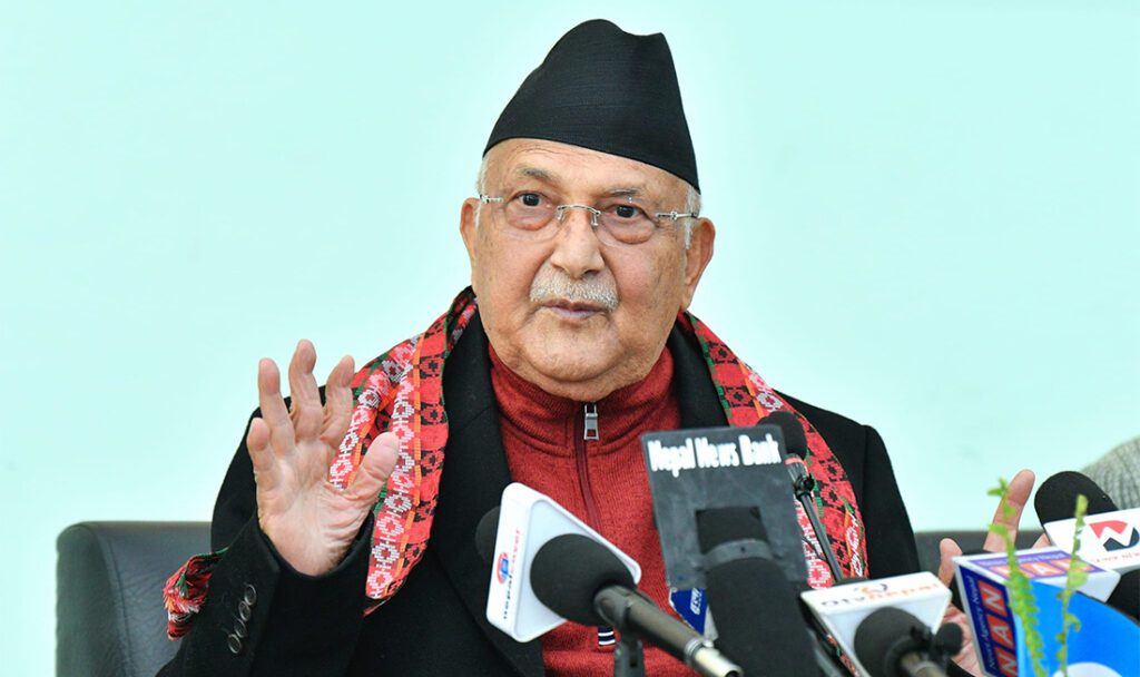 वर्तमान सरकार अलोकतान्त्रिक र भ्रष्ट : ओली