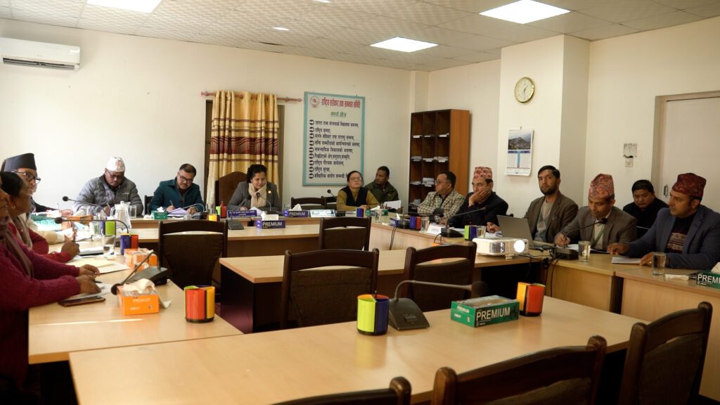 राष्ट्रिय सरोकार समितिको बैठक बस्दै