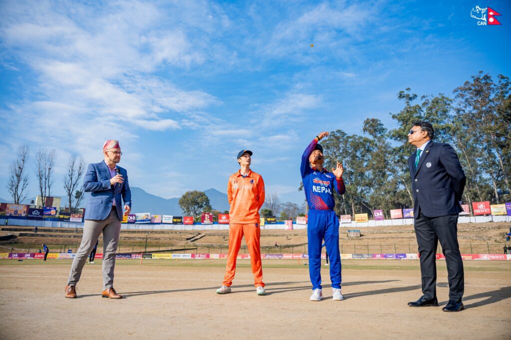 आईसीसी क्रिकेट विश्वकप लिग २ : नेपालले पहिले व्याटिङ गर्दै, टिममा दुई खेलाडी परिवर्तन