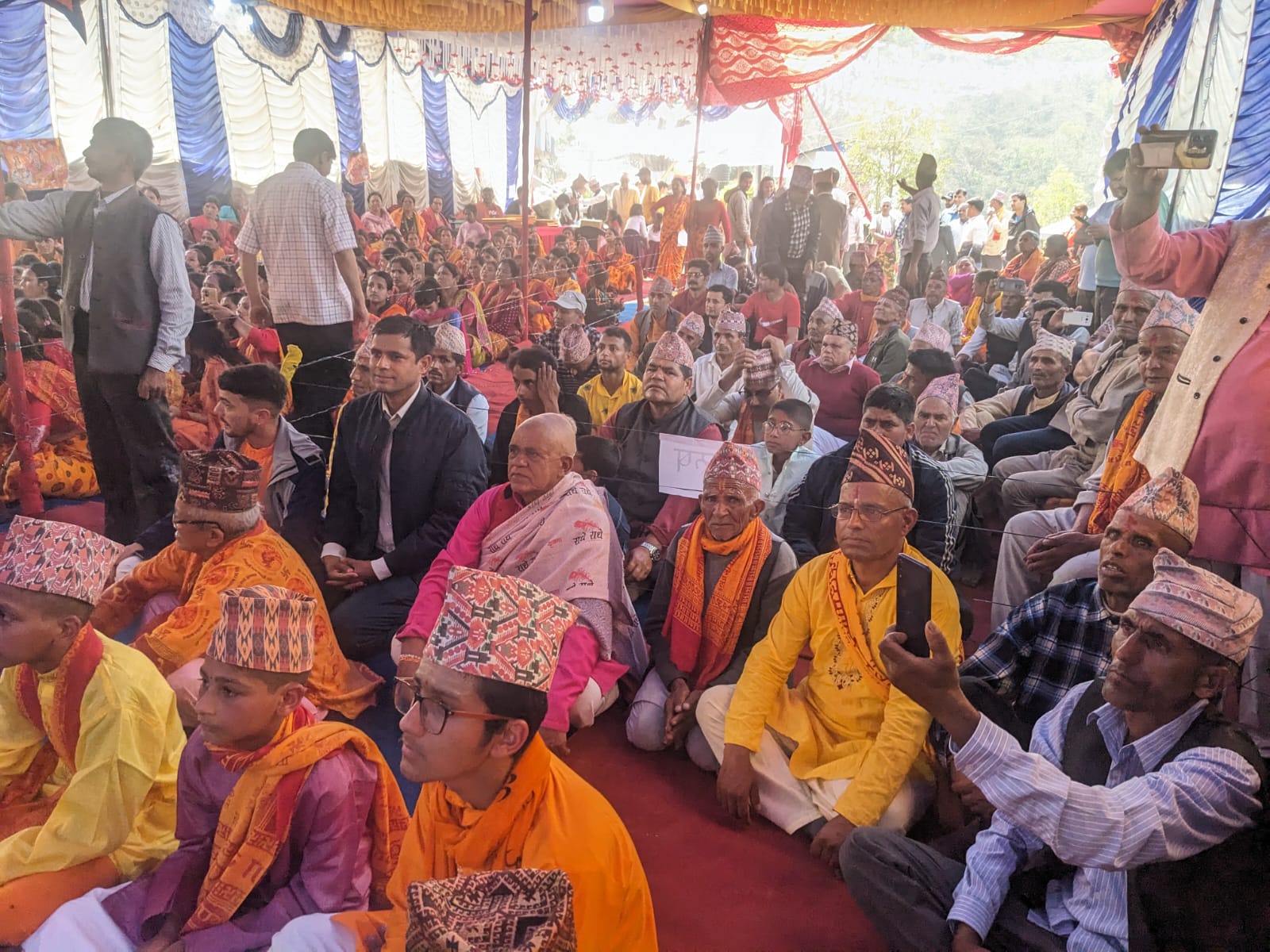 बहल्टारेश्वर मन्दिर निर्माणार्थ श्रीमद्भागवत महापुराण सुरु