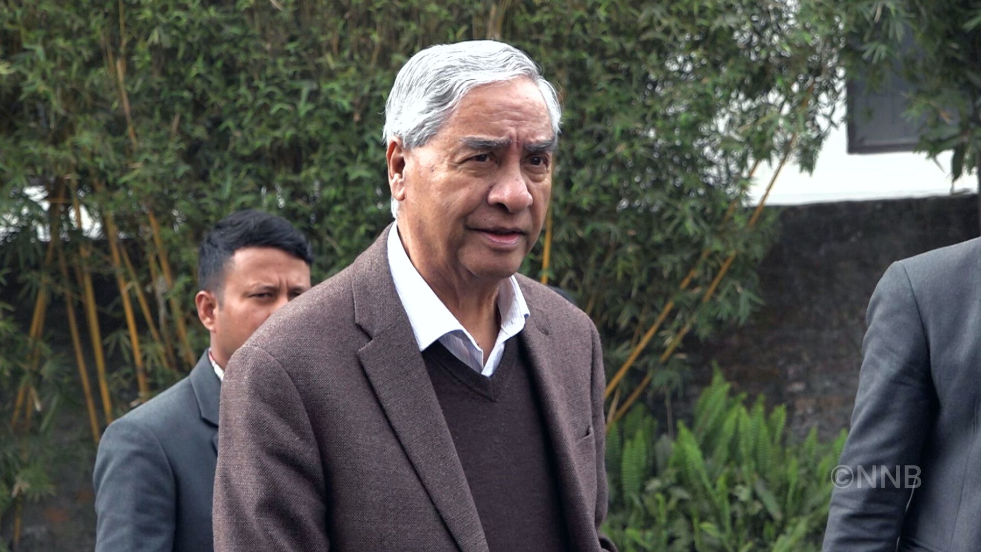 देउवा निवासमा कांग्रेसका शीर्ष नेताहरूको बैठक