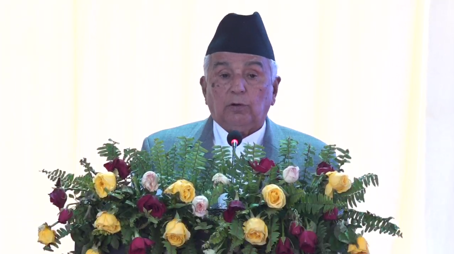 लगानीकर्तालाई विना झन्झट लगानी गर्ने वातावरण बनाउनुपर्छ : राष्ट्रपति पौडेल