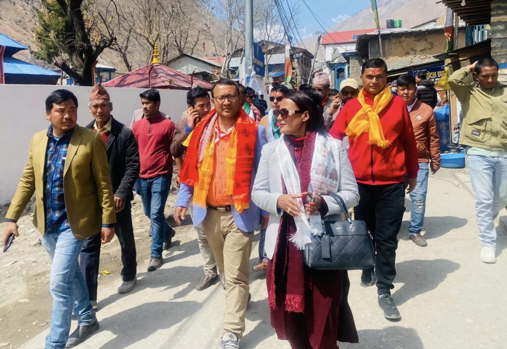 कर्णालीमा भुपेन्द्रको संगठन सुदृढीकरण यात्रा