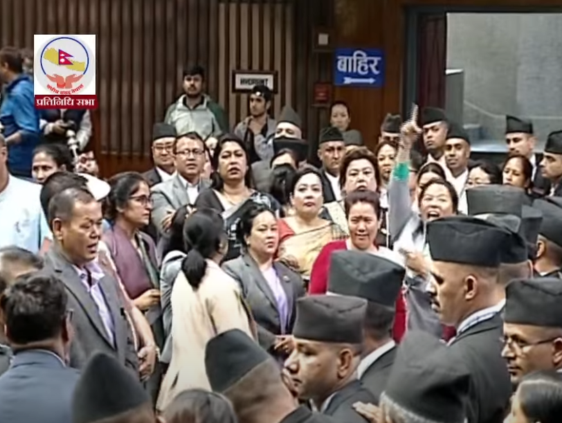 कांग्रेसले नाराबाजी गरेपछि संसद स्थगित, अर्को बैठक जेठ १ गते बस्ने