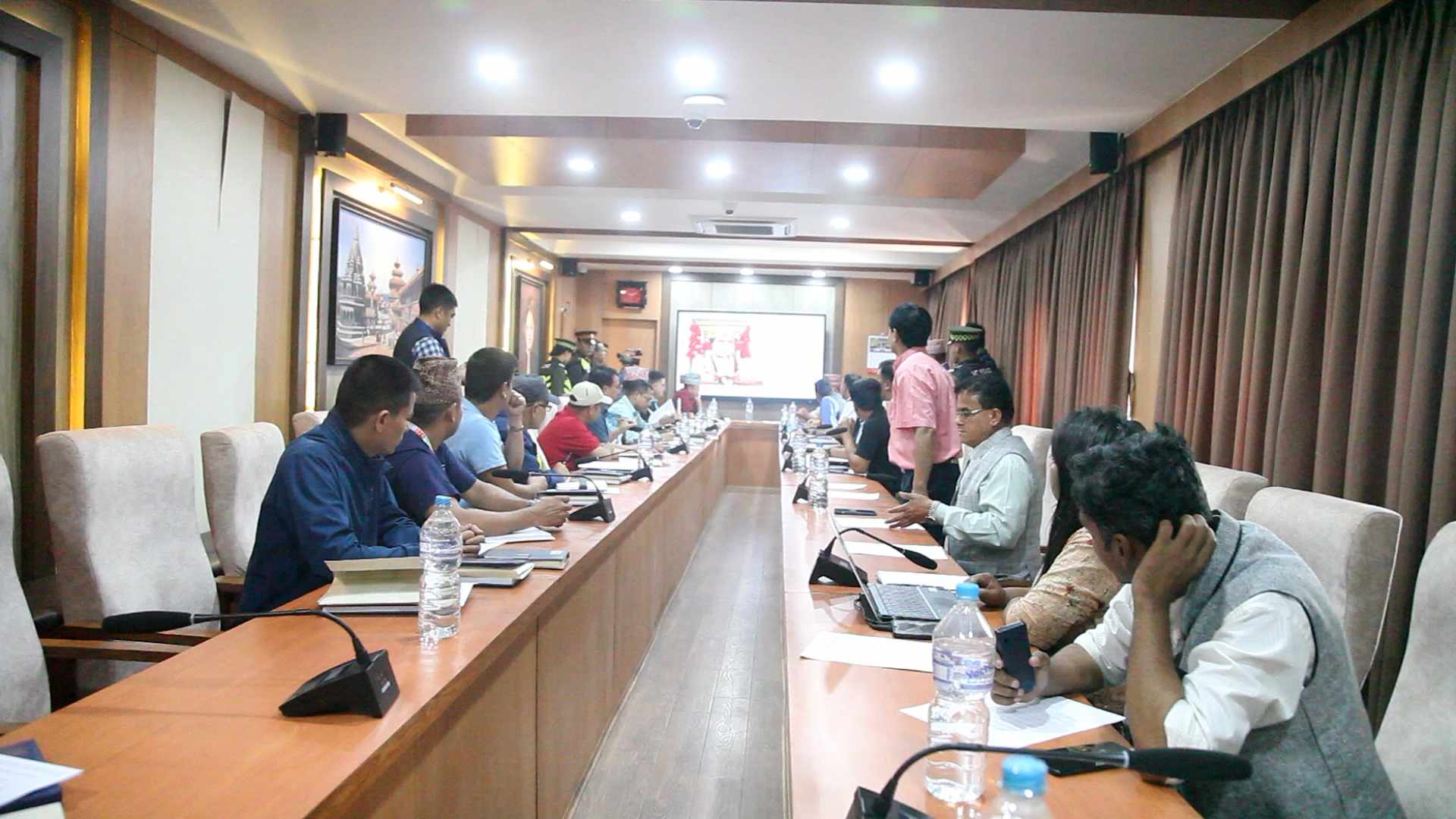 विपद् व्यवस्थापनको अभ्यास अवलोकन गर्न सुदुरपश्चिमका जनप्रतिनिधि ललितपुरमा