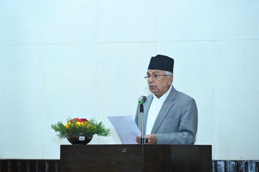 प्रेस तटस्थ, स्वतन्त्र र सबल भए लोकतान्त्रिक व्यवस्था सुदृढ हुन्छ : राष्ट्रपति