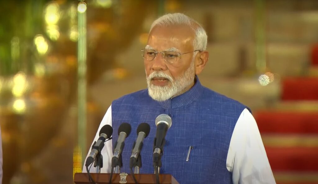 भारतीय प्रधानमन्त्री मोदीले दिए नवनियुक्त प्रधानमन्त्री कार्कीलाई बधाई
