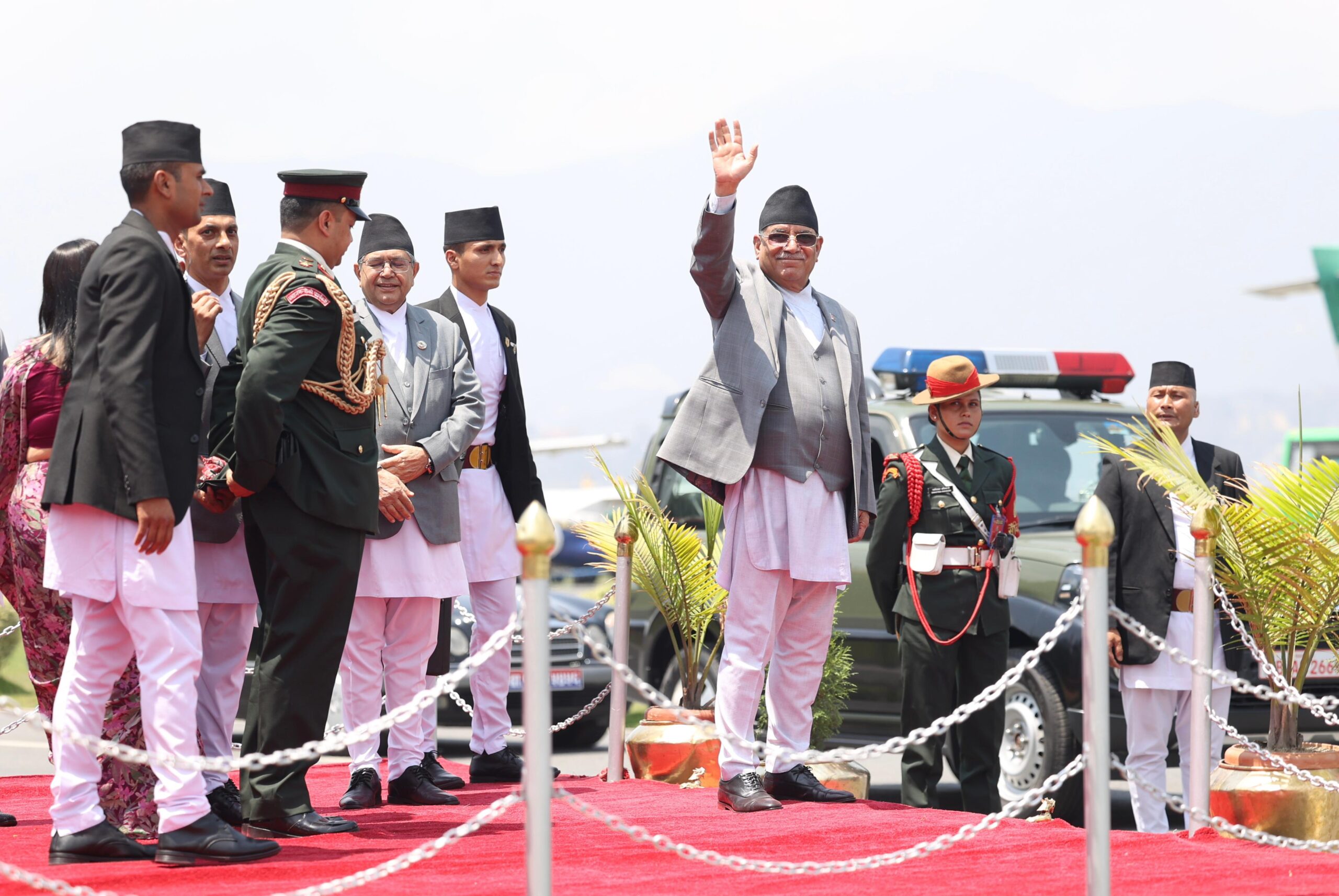 प्रधानमन्त्री प्रचण्ड भारत प्रस्थान, मोदीसँग संक्षिप्त कुराकानी हुने