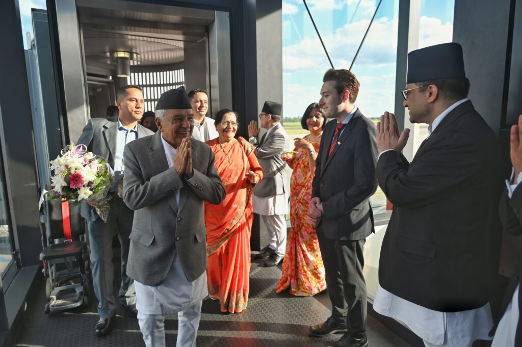 राष्ट्रपति पौडेल जर्मनीमा