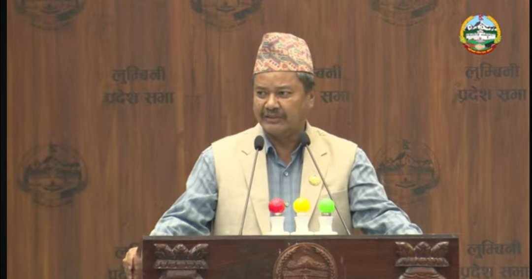 काग्रेसको विरोधपछि लुम्बिनी प्रदेश सभा अवरुद्ध