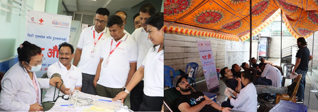 १८ औ बार्षिकोत्सवको अवसरमा सिटी एक्सप्रेस मनी ट्रान्सफरको रक्तदान कार्यक्रम 