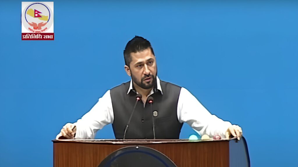 संसदमा रवि लामिछानेले सम्बोधन गर्ने