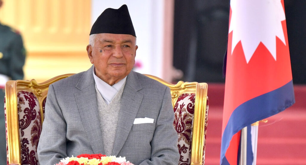 उद्धार र राहतको कामलाई तिव्रता दिन राष्ट्रपतिको आग्रह