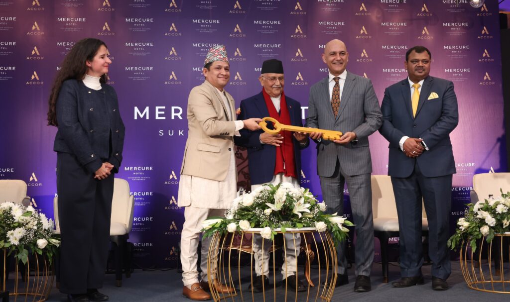 अन्तर्राष्ट्रिय ब्राण्डको ‘मर्क्योर’ होटेल संचालनमा, प्रधानमन्त्री ओलीले गरे उदघाटन