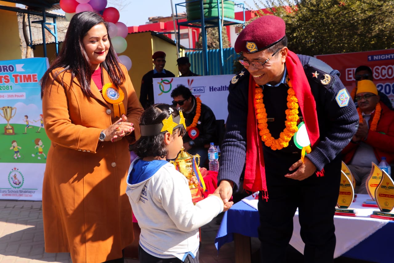 यूरो स्कूल सृजनानगरले मनायो ‘यूरो स्पोर्टस् टाइम २०८१’ (फोटोफिचर)