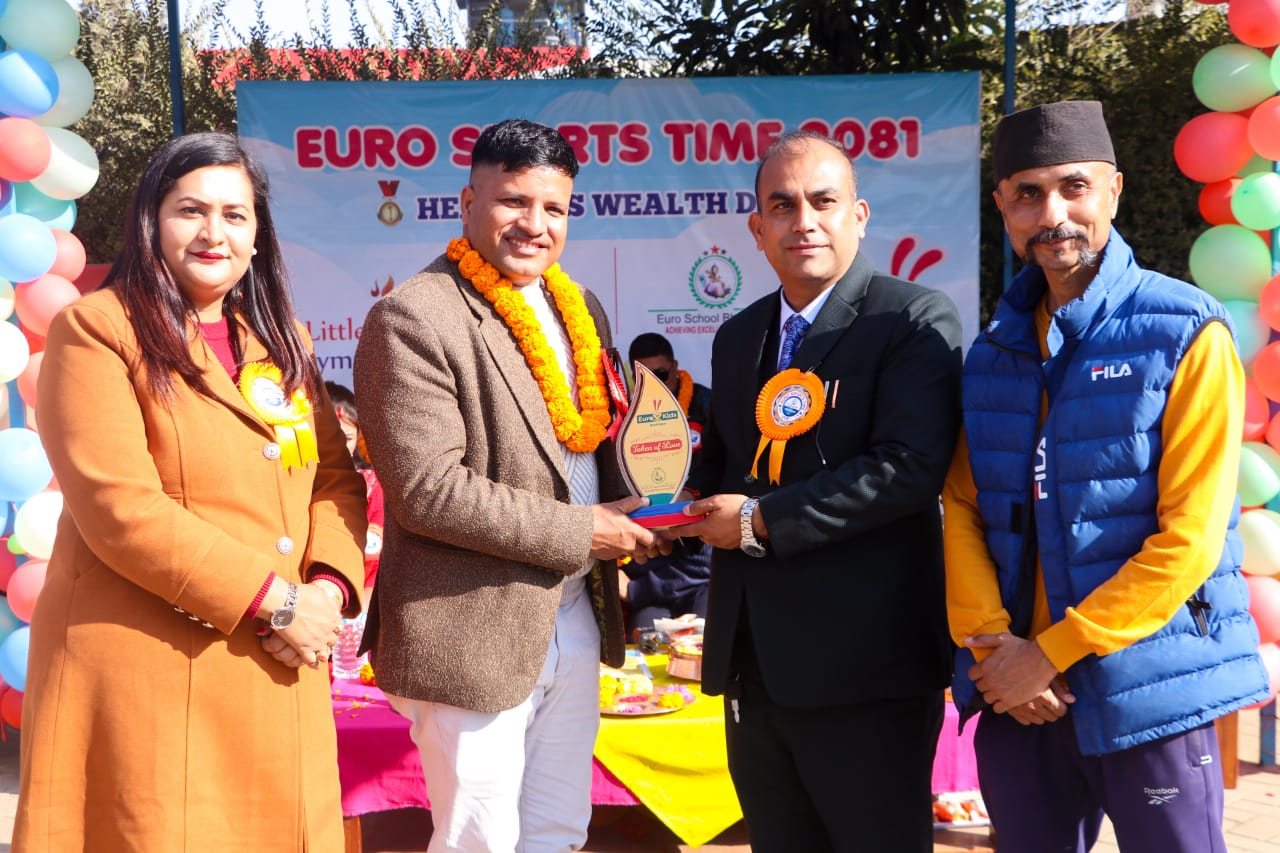 यूरो स्कूल सृजनानगरले मनायो ‘यूरो स्पोर्टस् टाइम २०८१’ (फोटोफिचर)