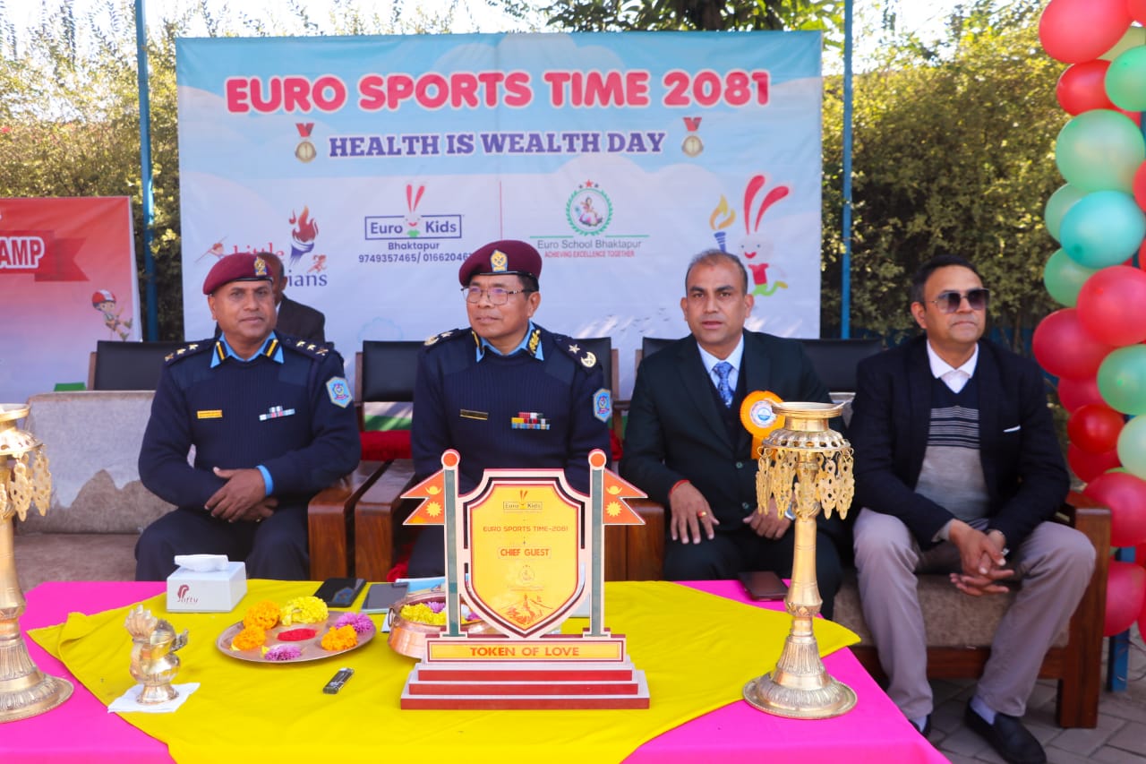 यूरो स्कूल सृजनानगरले मनायो ‘यूरो स्पोर्टस् टाइम २०८१’ (फोटोफिचर)