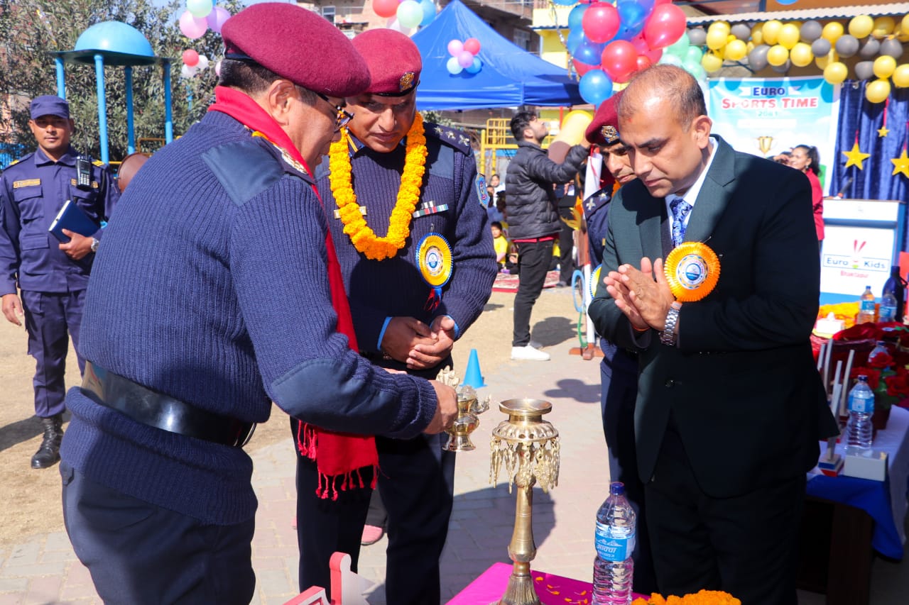 यूरो स्कूल सृजनानगरले मनायो ‘यूरो स्पोर्टस् टाइम २०८१’ (फोटोफिचर)