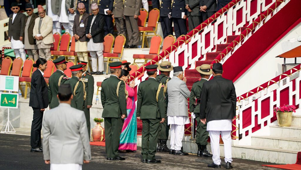 नेपाली सेनाले टुँडिखेलमा मनायो स्थापना दिवस (तस्बिरहरू)