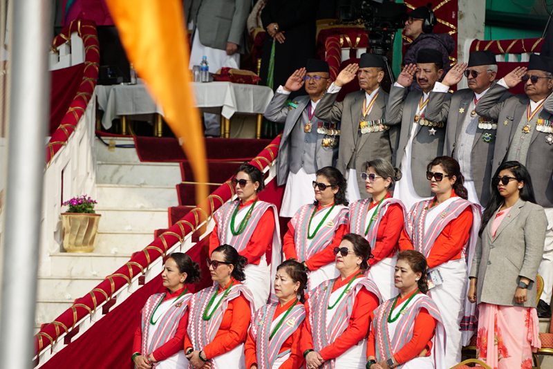 नेपाली सेनाले टुँडिखेलमा मनायो स्थापना दिवस (तस्बिरहरू)
