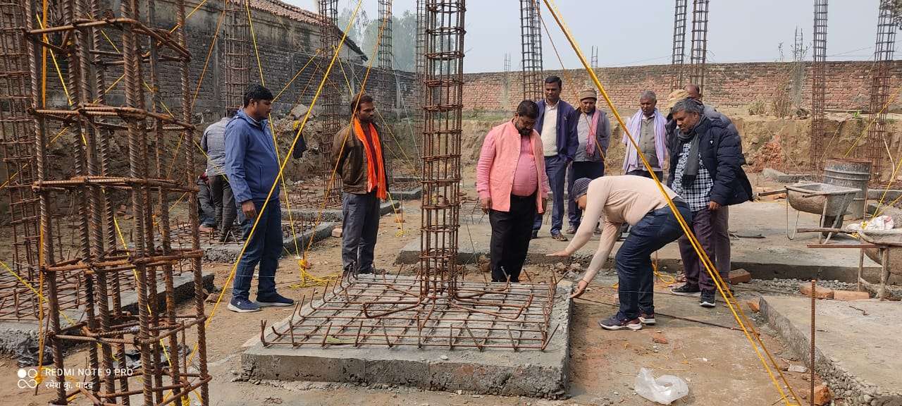 राम जानकी मन्दिरको पुन: निर्माणको काम हुदै