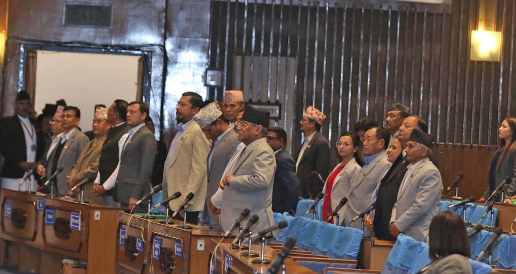 प्रतिनिधिसभामा विपक्षीको निरन्तर अवरोध, बैठक भोलिसम्मका लागि स्थगित