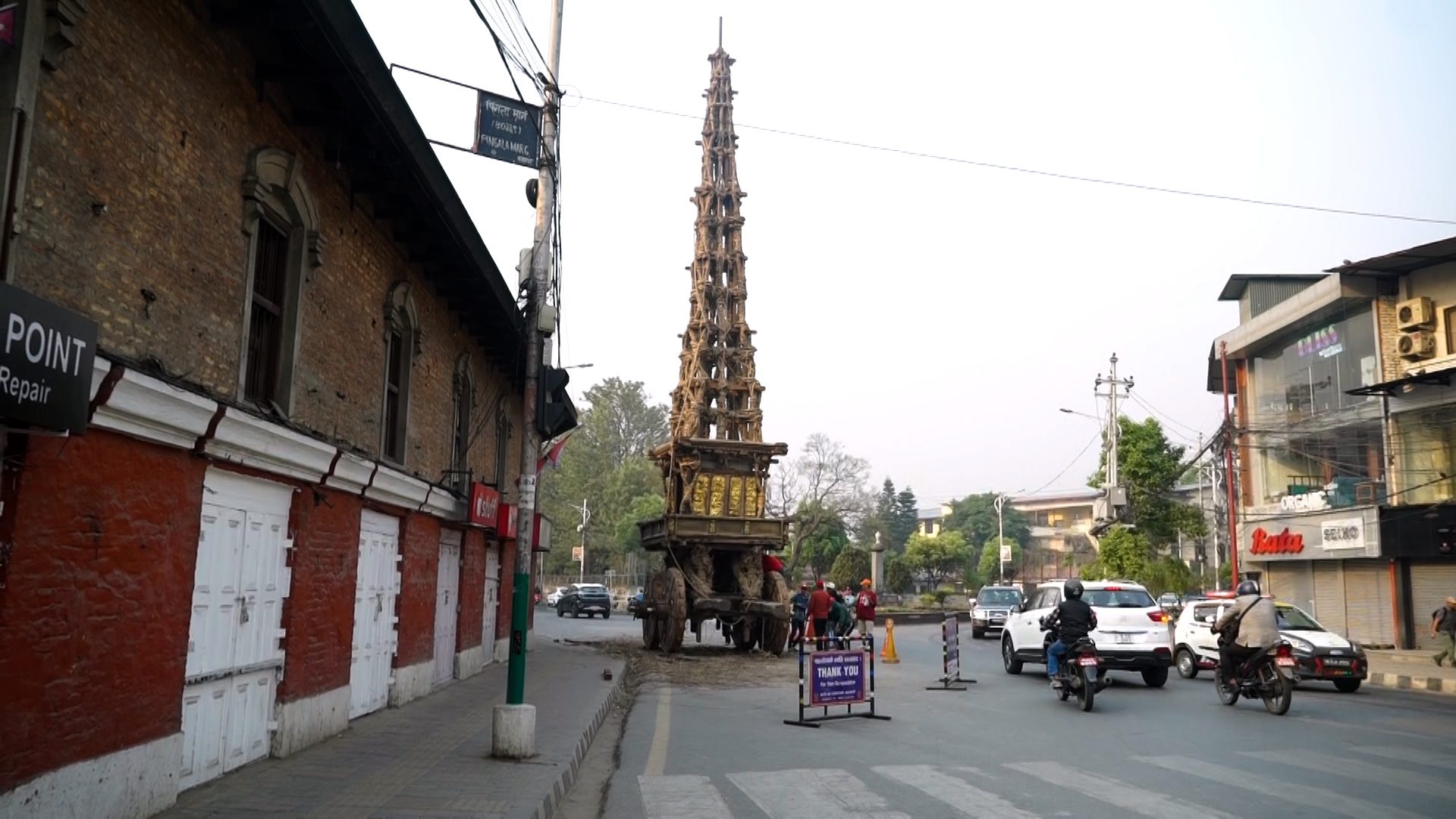 तस्वीरमा हेरौँ सेतो मच्छिन्द्रनाथ रथयात्राको तयारी
