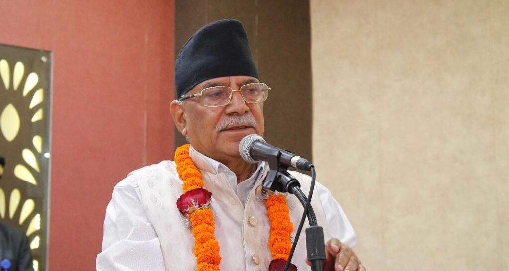 सरकार सुशासनका विरुद्ध खडा भएको बिचौलियाहरुको मात्र भयो : प्रचण्ड
