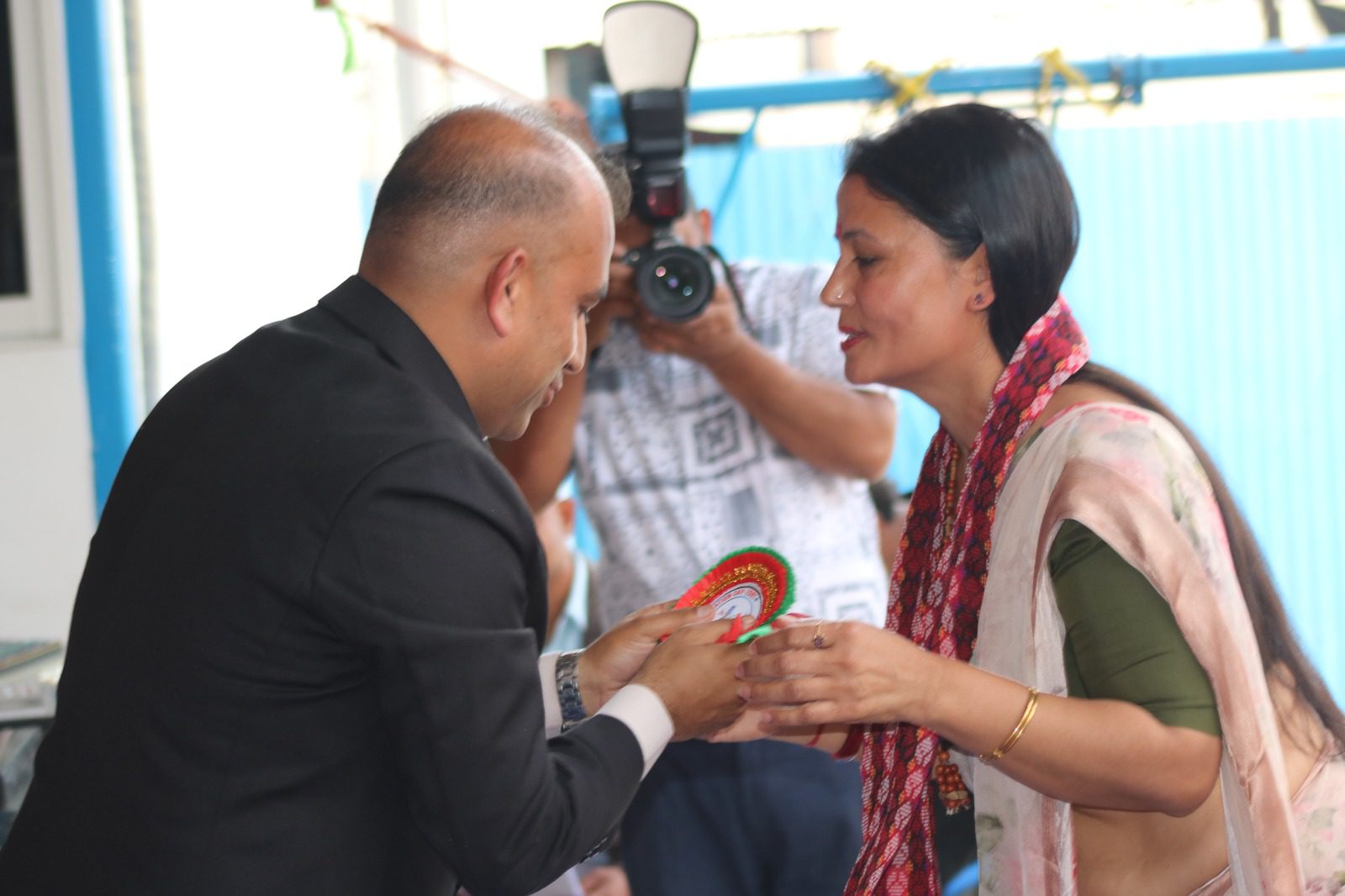 यूरो स्कुल सृजनानगर : एकैपटक ३९ जना विद्यार्थी भए दिक्षित (फोटोफिचर)