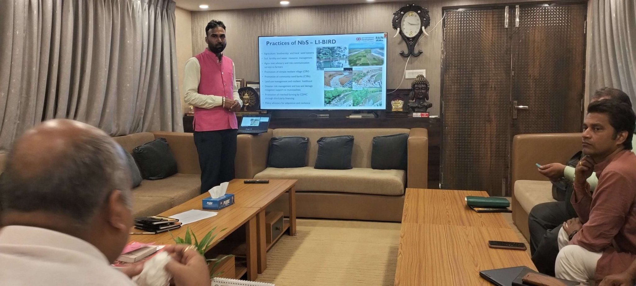 ‘रेन’ परियोजनाबारे मुख्यमन्त्रीसँग छलफल